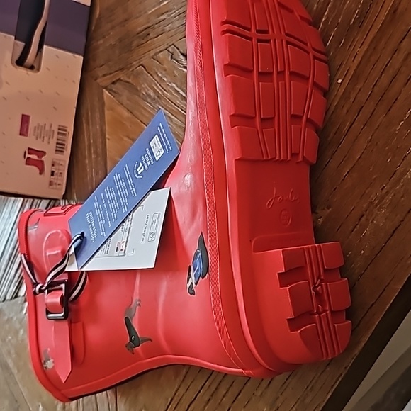 New JOULES  Molly Welly Hikedogs rubber waterproof boots wellies!  7 - Picture 9 of 10